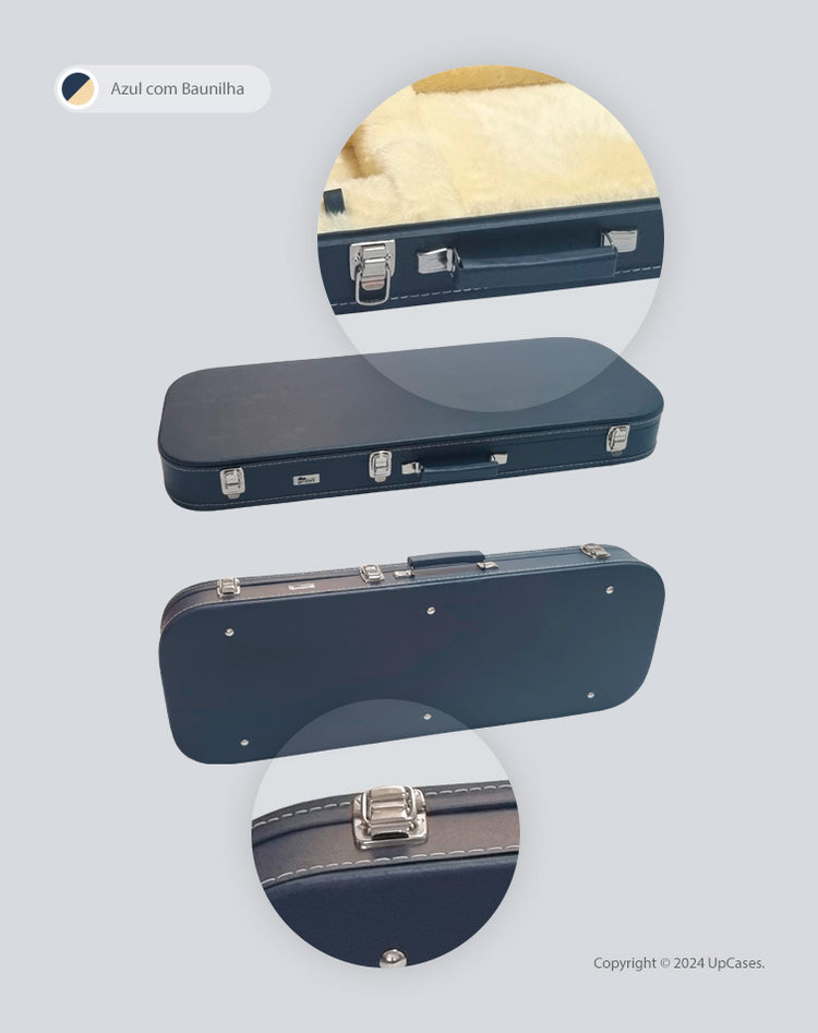 Hard Case Estojo para Guitarra Strato Telecaster Colors