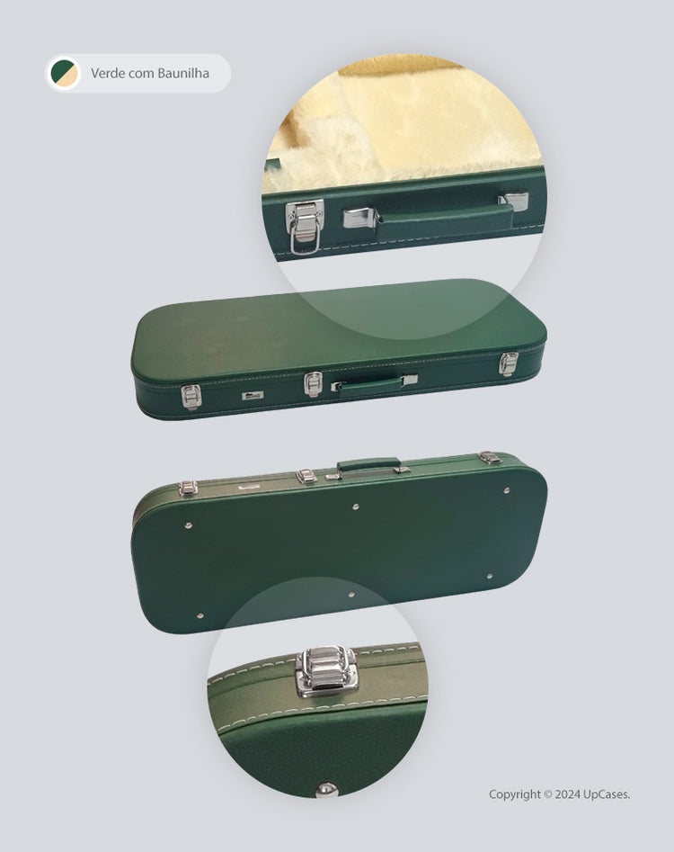Hard Case Estojo para Guitarra Strato Telecaster Colors