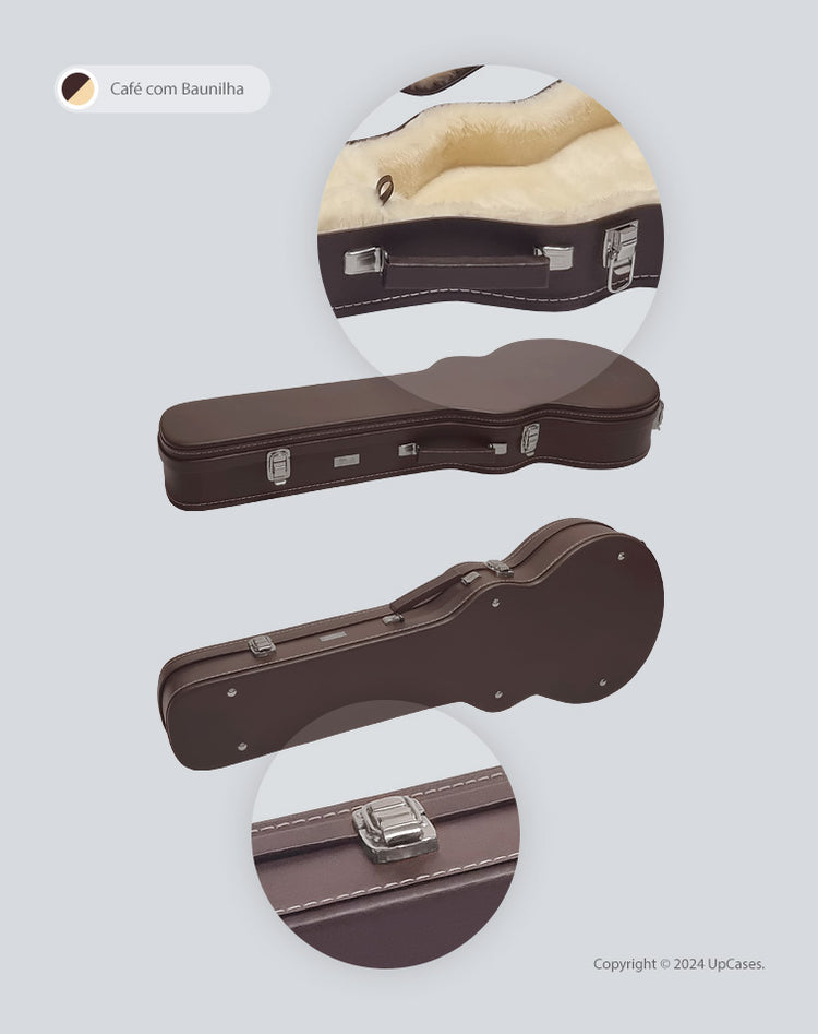 Hard Case Formato para Guitarra Les Paul Luxe