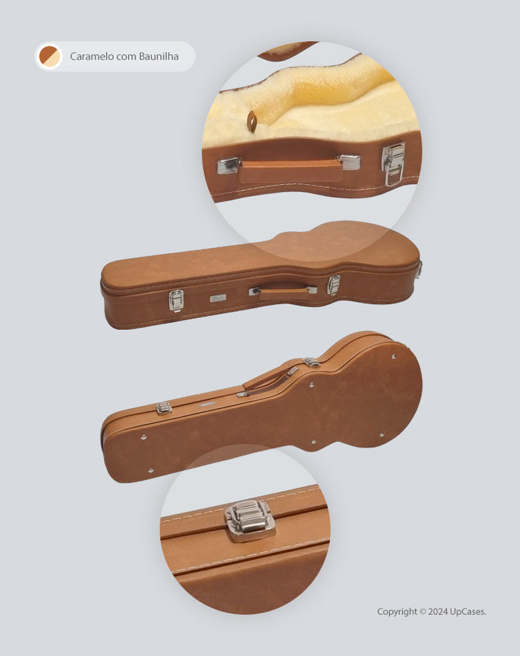 Hard Case Formato para Guitarra Les Paul Luxe