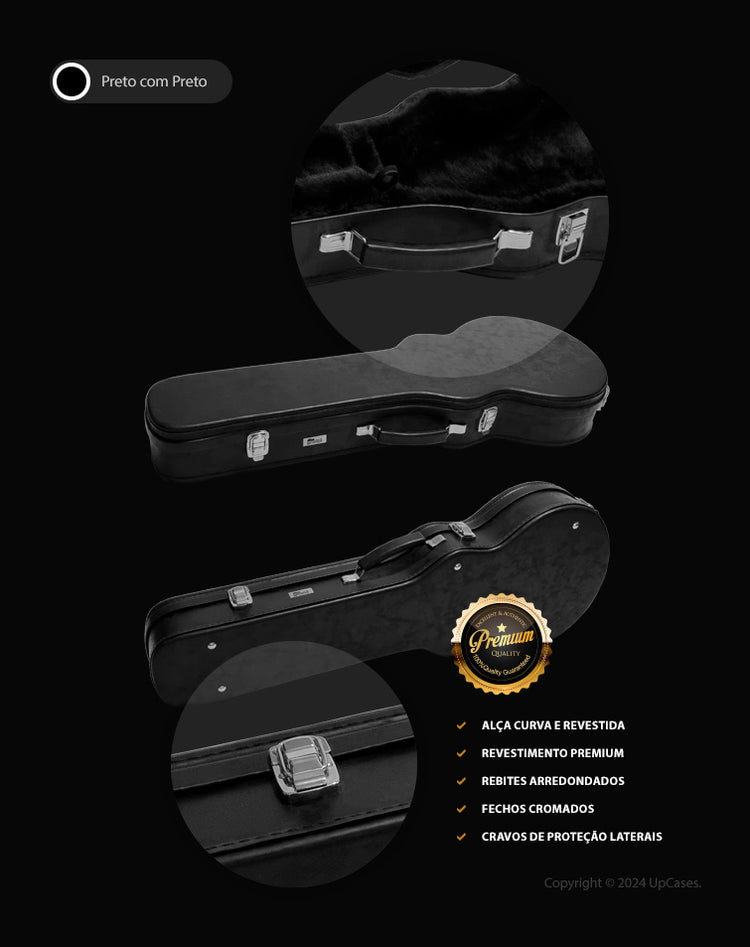 Hard Case Formato para Guitarra Les Paul Premium