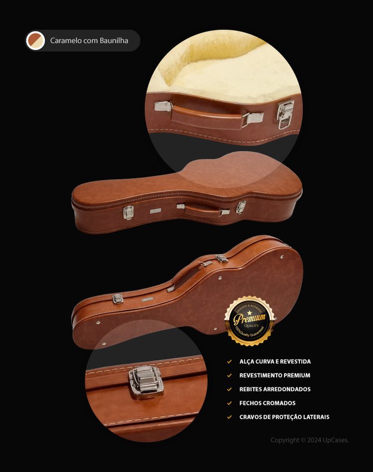 Hard Case Formato para Violão Clássico Premium