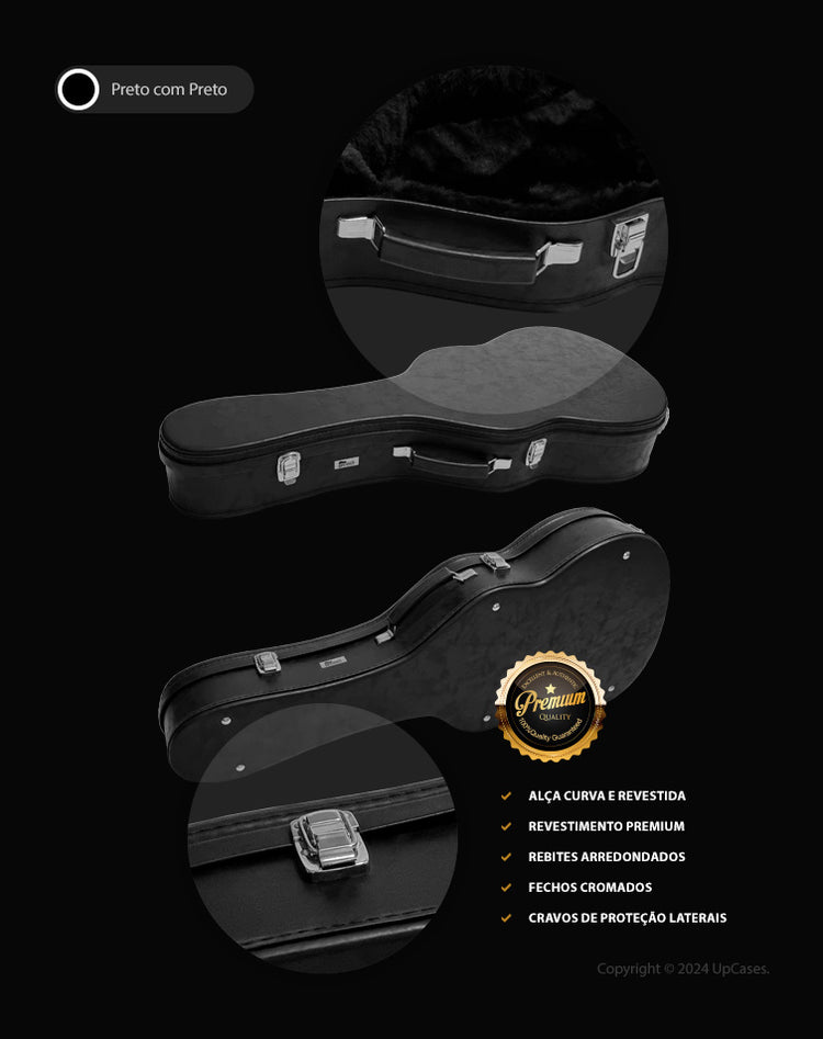 Hard Case Formato para Violão Clássico Premium