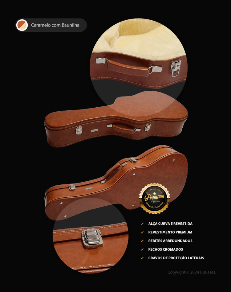 Hard Case Formato para Violão Folk 06 Premium
