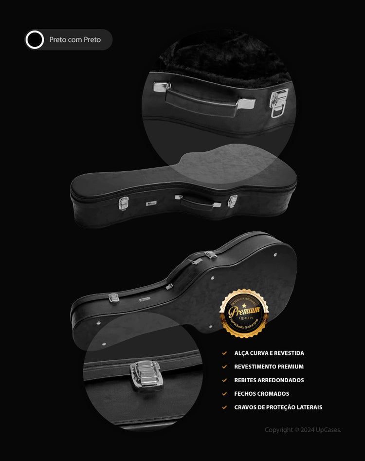 Hard Case Formato para Violão Folk 06 Premium
