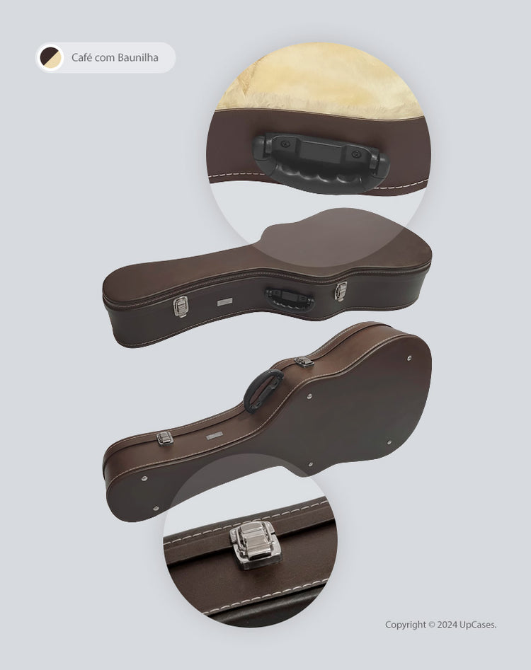 Hard Case Formato para Violão Folk 06 Luxe