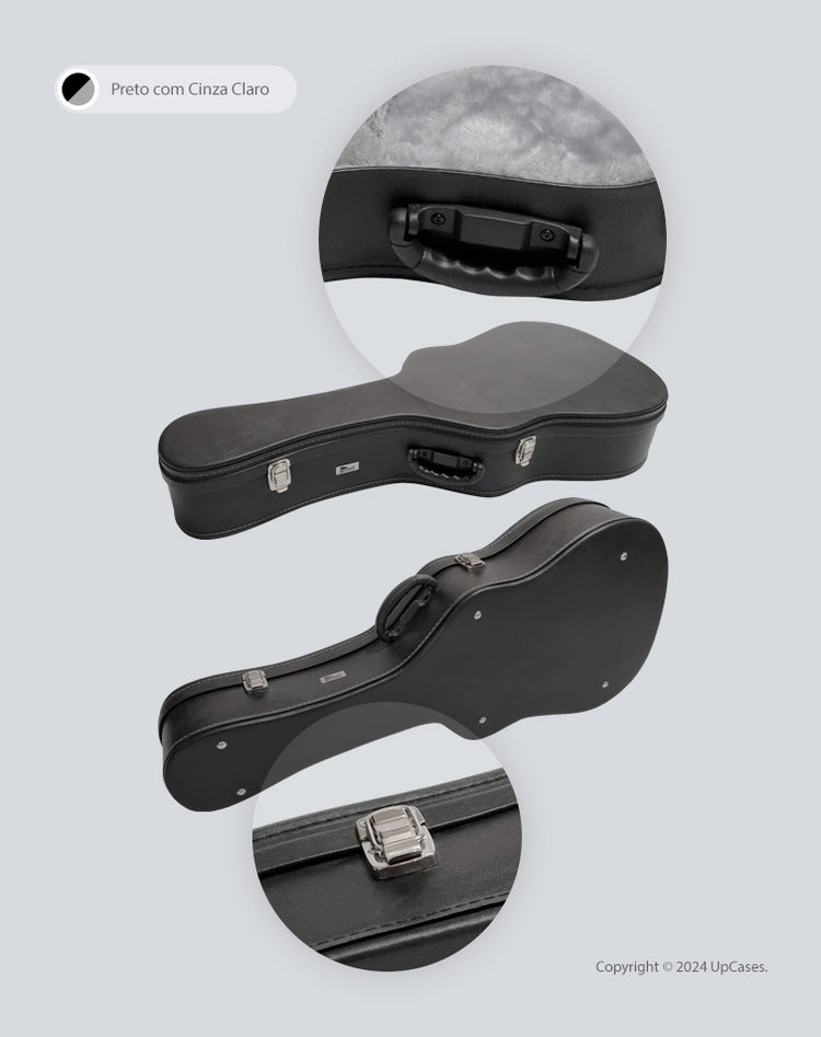 Hard Case Formato para Violão Folk 06 Luxe