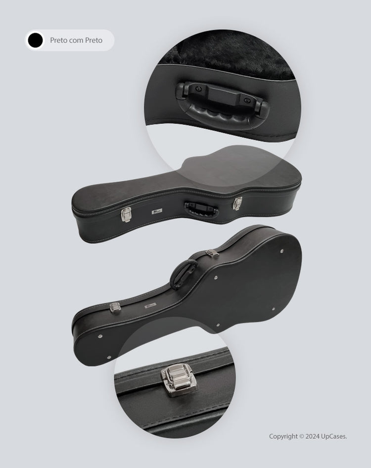 Hard Case Formato para Violão Folk 06 Luxe